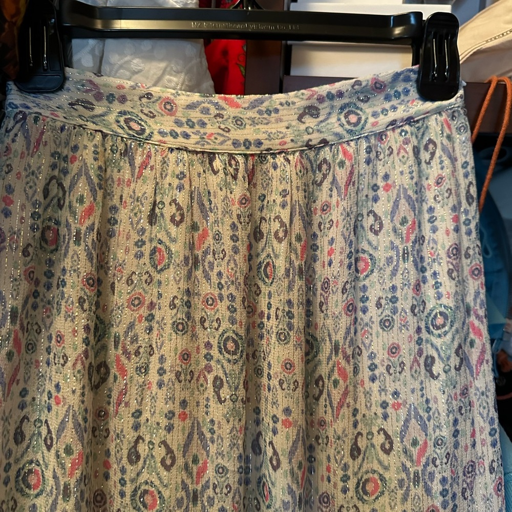 Rococo Sand Multicolor A-Line Skirt
